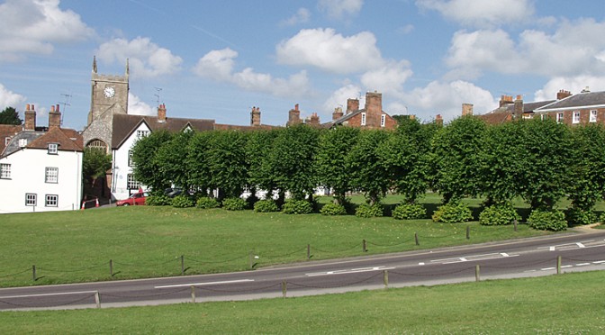 Looking across the Green