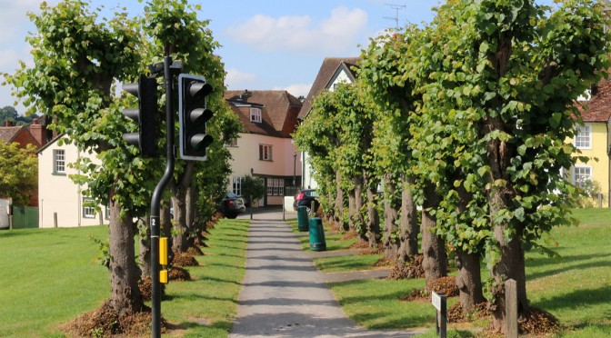 The pathway from The Green to town