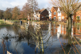 Flood at Town Mill